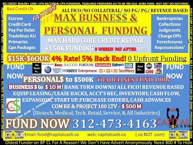 **/-/- REAL PRIV $ 5-500K SAME DAY All Fico Approval ON PHONE ! No anonymous Ad to be Weary about h