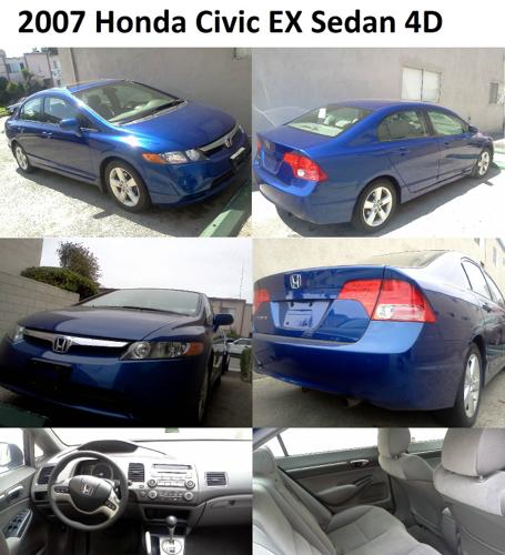➡ ➡ ➡ 2007 Honda Civic EX Sedan 4D