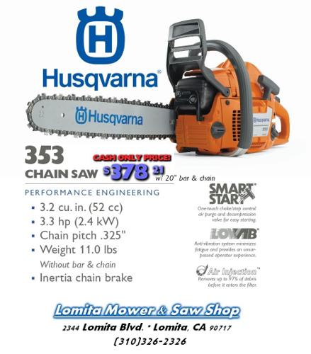 ➽ Husqvarna 353 Chainsaw SALE!
