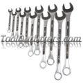 11 Piece Raised Panel SAE Combination Wrench Set