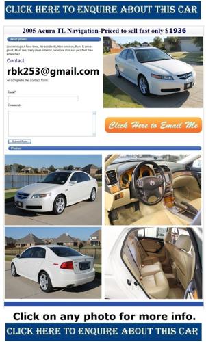 𝕾 1 owner* 2005 Acura TL