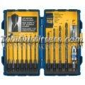 12 Piece Black Oxide Hex Shank Drill Bit Set