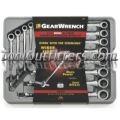 12 Piece Metric X-Beam Ratcheting Combination Wrench Set