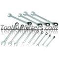 13 Piece SAE Ratcheting Reversible Wrench Set