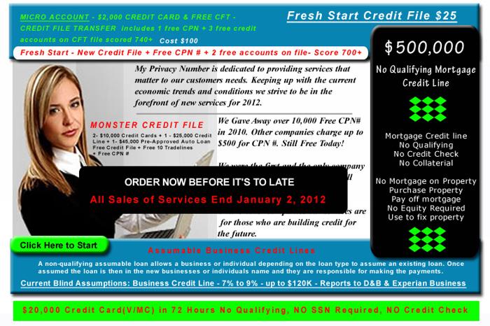 ________ ____$15,000 Credit Card(V/MC)in 72 Hours No Qualifying, NO SSN Required, NO Credit Check~~
