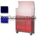 15 Drawer Mobile Work Cabinet Red