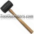 16 oz. Rubber Mallet - Wood Hickory Handle