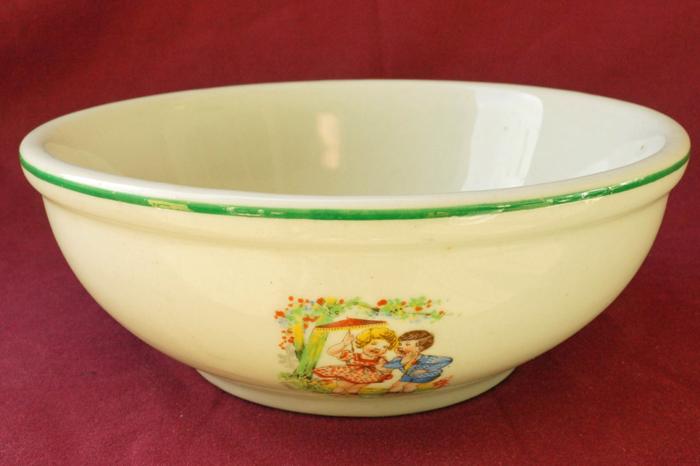 $17.50, Vintage Warwick Child's Cereal Bowl