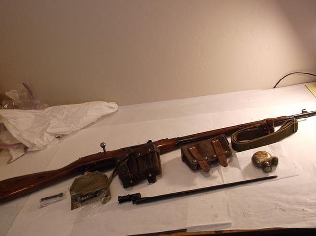1932 7.62x54r Mosin Nagant 91-30 Hex rifle