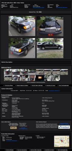 1992 Mercedes-Benz 400-Series 400E Boostyourcredit