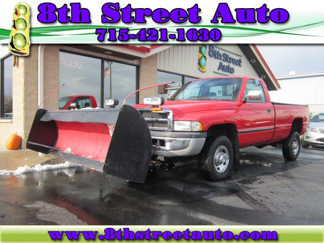 1994 dodge ram pickup 2500 plow low mileage 8s110727 red