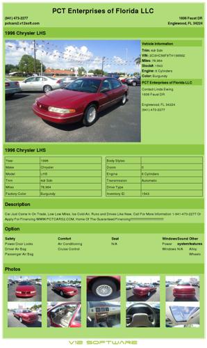1996 Chrysler LHS