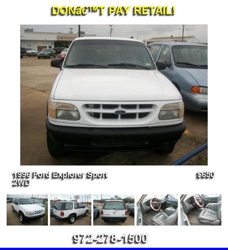 1996 Ford Explorer Sport 2WD - You will be Amazed