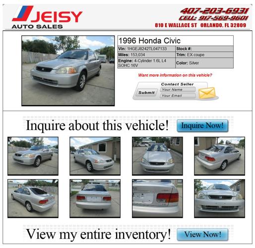 1996 Honda Civic Coupe* We Finance everybody!!!