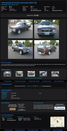 1996 Nissan Xe Pickup Low Miles Must See