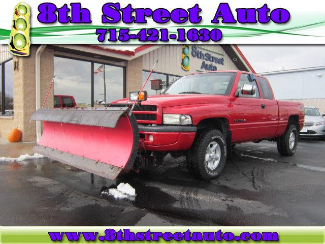 1997 dodge ram pickup 1500 plow low mileage 8s110726 gray