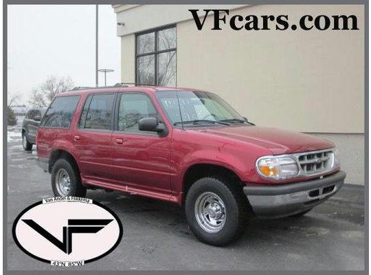 1998 ford explorer 4dr 112 wb xl 4wd low mileage b8619a toreador red (cc/met)