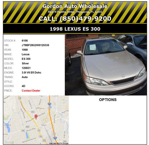 1998 Lexus ES 300