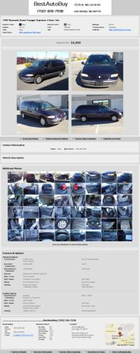 1998 Plymouth Grand Voyager Expresso