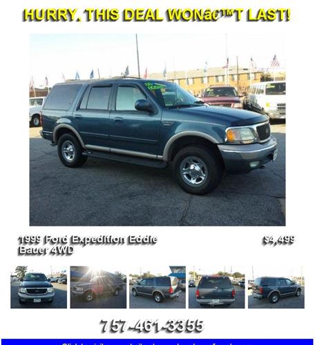 1999 Ford Expedition Eddie Bauer 4WD - This is the one you have been looking for