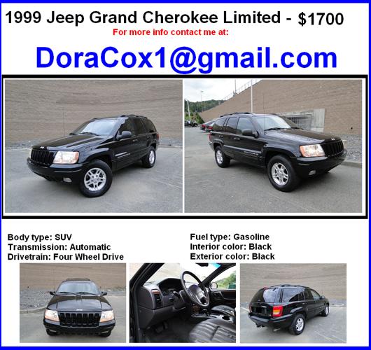 == 1999 Jeep Grand Cherokee Limited =**