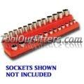 1/4 in. Drive Deep Red Socket Holder 4-14mm