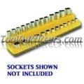 1/4 in. Drive Magnetic Yellow Socket Holder 4-14mm