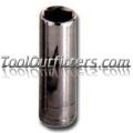 1/4in. Drive Deep 6 Point Chrome Socket 9mm