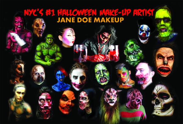 #1 nyc halloween special fx makeup artist NOW BOOKING - Body painting, fx, comic con 2012