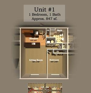 1br Pet Friendly Large 1 Bed/1 Bath AC washer/dryer in the unit C & I included
