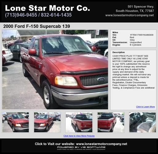 2000 Ford F-150 Supercab 139