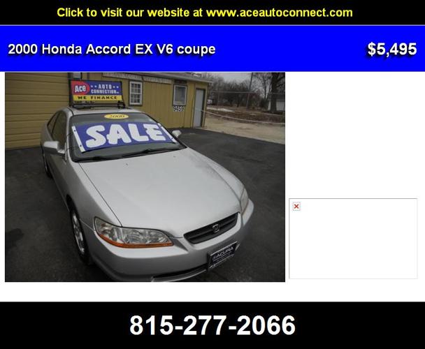 2000 Honda Accord EX V6 coupe