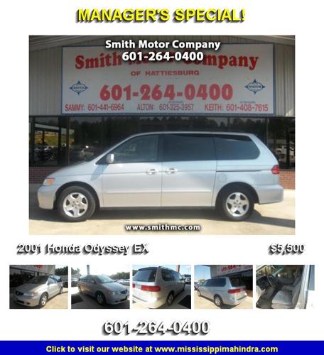 2001 Honda Odyssey EX - Call to Schedule your Test Drive