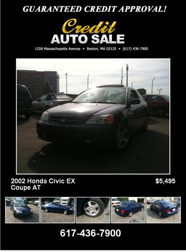 2002 Honda Civic EX Coupe AT - Hurry In Today