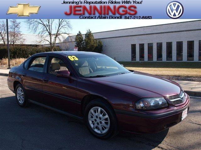 2003 chevrolet impala impala low mileage 3439a 4dr car