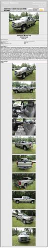 2003 Chevrolet Silverado 2500 LT Crew Cab Turbo Diesel Pickup Truck For Sale