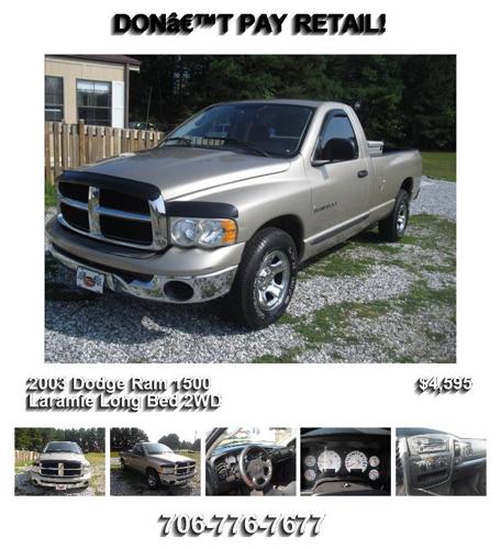2003 Dodge Ram 1500 Laramie Long Bed 2WD - Priced to Move