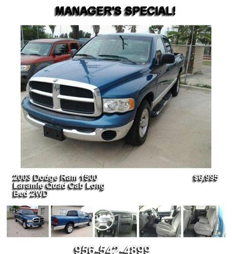 2003 Dodge Ram 1500 Laramie Quad Cab Long Bed 2WD - Ready for a new Home