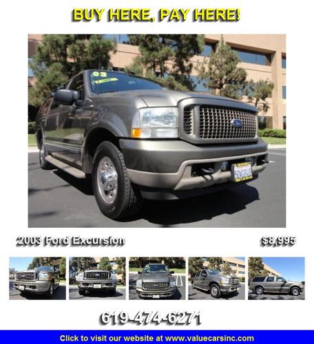 2003 Ford Excursion - Your Search Stops Here