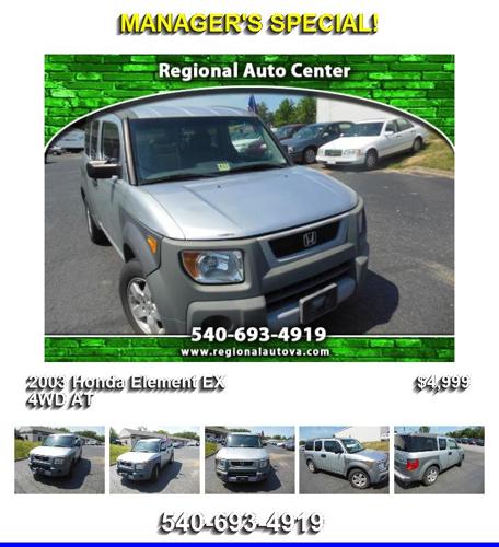2003 Honda Element EX 4WD AT - Affordable Used Cars