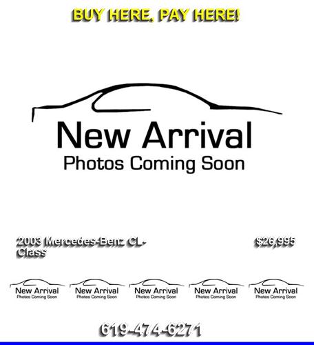 2003 Mercedes-Benz CL-Class - Priced to Move