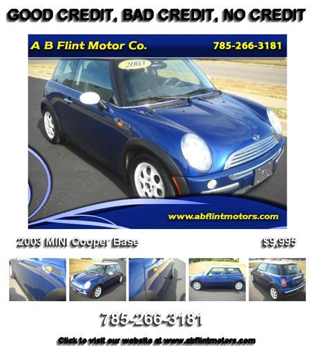 2003 MINI Cooper Base - Manager's Special