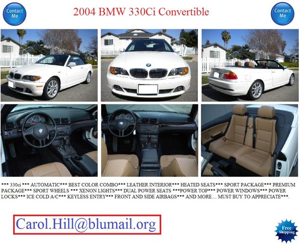 2004 BMW 330Ci Convertible ####