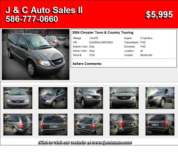2004 Chrysler Town & Country Touring - *OWN IT TODAY*FINANCING FOR EVERY1*