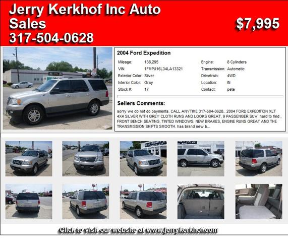 2004 Ford Expedition - Take me Home Today