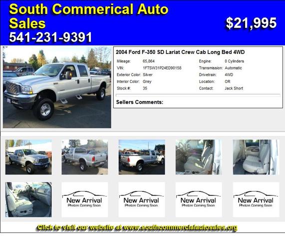 2004 Ford F-350 SD Lariat Crew Cab Long Bed 4WD - New Owner Needed