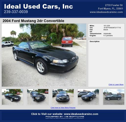 2004 Ford Mustang 2dr Convertible