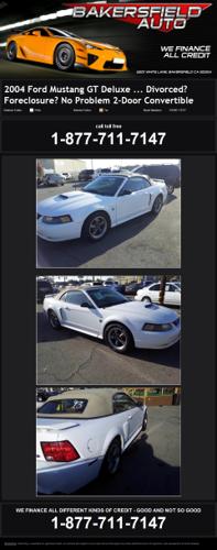 :: 2004 Ford Mustang Gt Deluxe ... Divorced? Foreclosure? No Problem