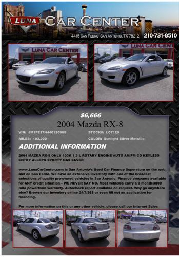 !!!2004 Mazda RX-8