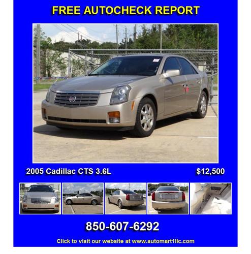 2005 Cadillac CTS 3.6L - Needs New Owner